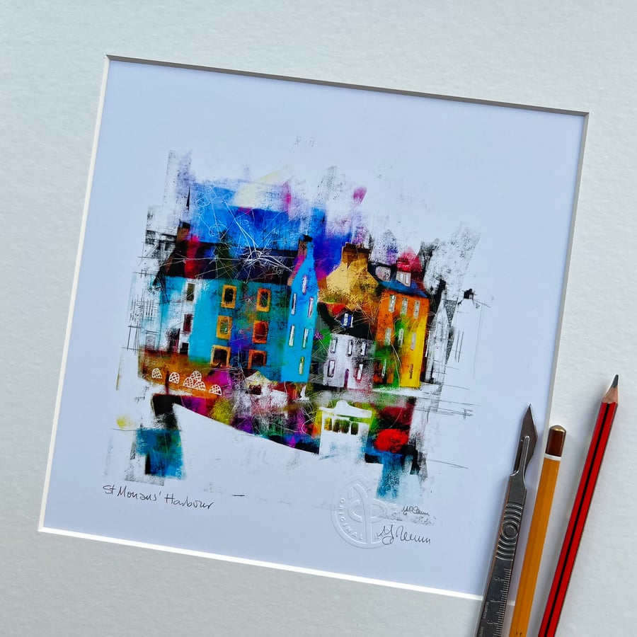 St Monans’ Harbour. Size 2. 