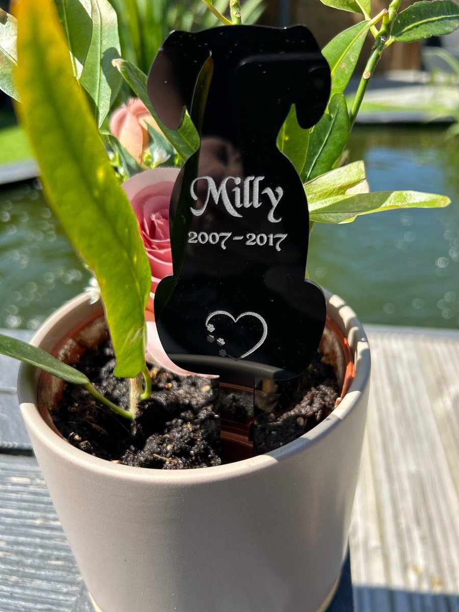 Pet Memorial Plaque, Personalised memorial plaques, Dog Grave Marker Remembrance