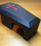 Reptile Coffin 9" Hide - Gothic 3D Printed Decor for Snakes, Geckos & Lizards