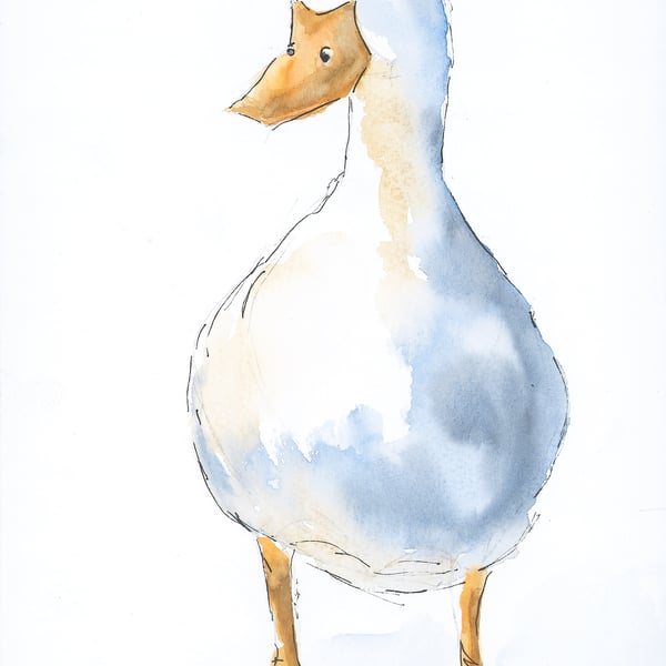 Mabel The Duck Greeting Card