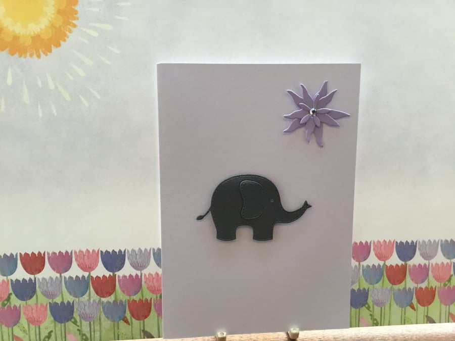 Cute elephant card for any occasion. CC314