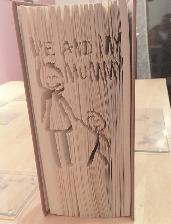 Me and my mummy CUT & FOLD Book Folding Pattern - EMAILED PDF PATTERN