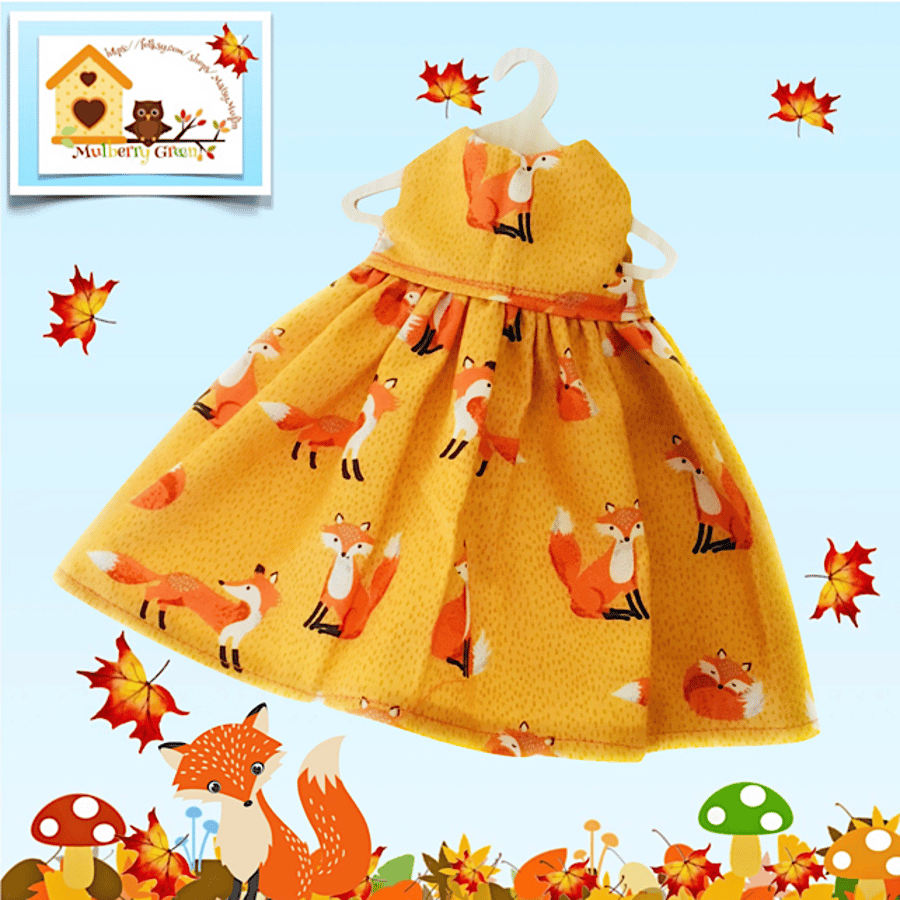 Reserved for Connor - Fox Print Dress