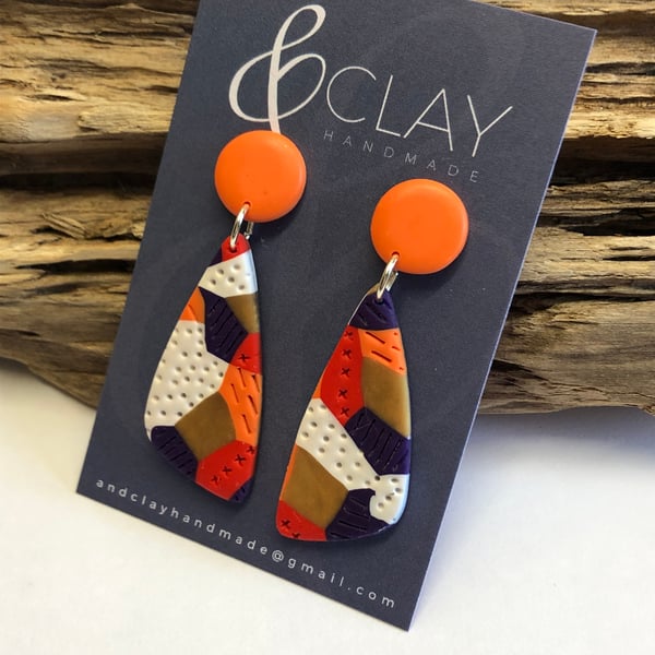 Bold & Colourful Drop Earrings