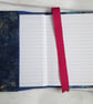 SOLD - A6 Butterflies & Batik Reusable Patchwork Notebook, Diary Cover - Image 4