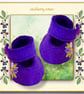 Purple Embroidered Shoes - Image 2