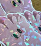 Holographic Pink Foot Ice Cream - Cute Retro Lolly Vinyl Sticker - Image 3
