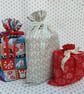 Christmas Gift Sack, Snowmen, Re-usable, Medium sized - Image 2