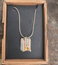 Silver and Gold Shoreline Necklace with Citrine - Image 9