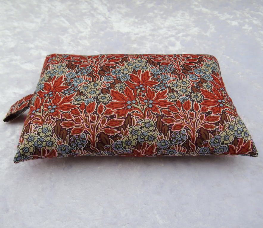 Palm rest, wrist support, made from Liberty Tana Lawn, autumn