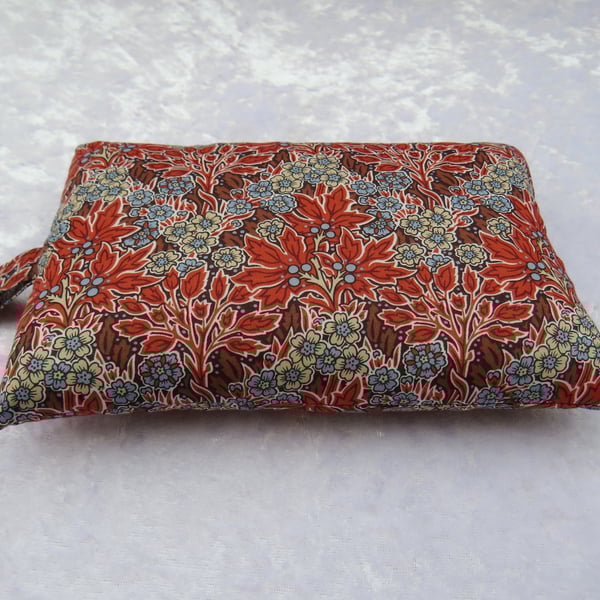 Palm rest, wrist support, made from Liberty Tana Lawn, autumn