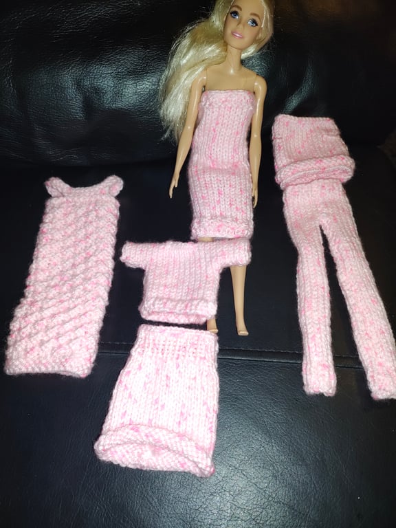 Handmade Barbie Dolls Clothes Bundle