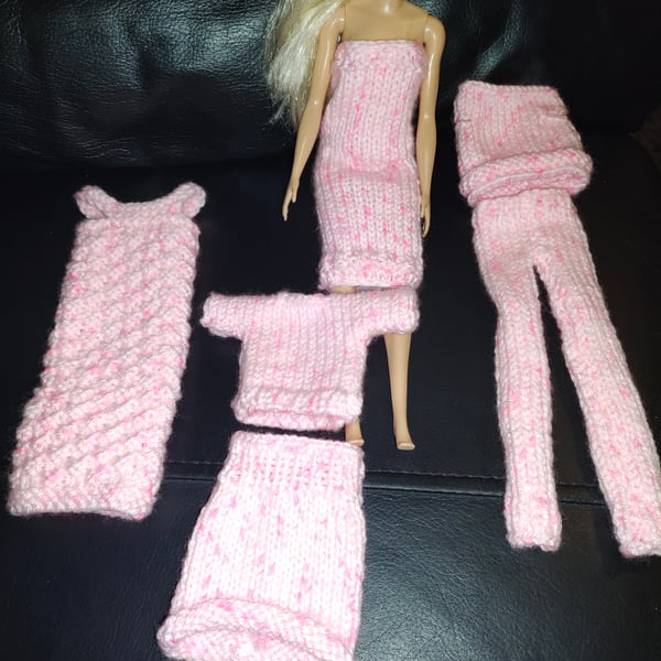Handmade Barbie Dolls Clothes Bundle