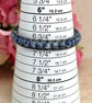 Sodalite and leather bracelet with dragonfly button - Image 10