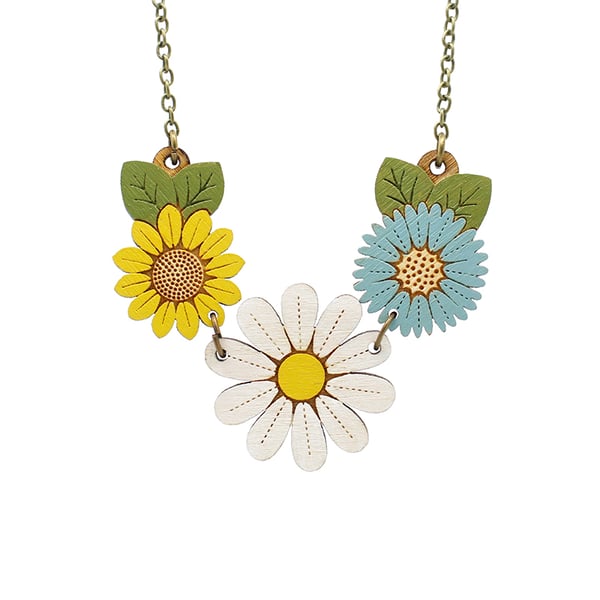 Wild Flowers Necklace - Daisy