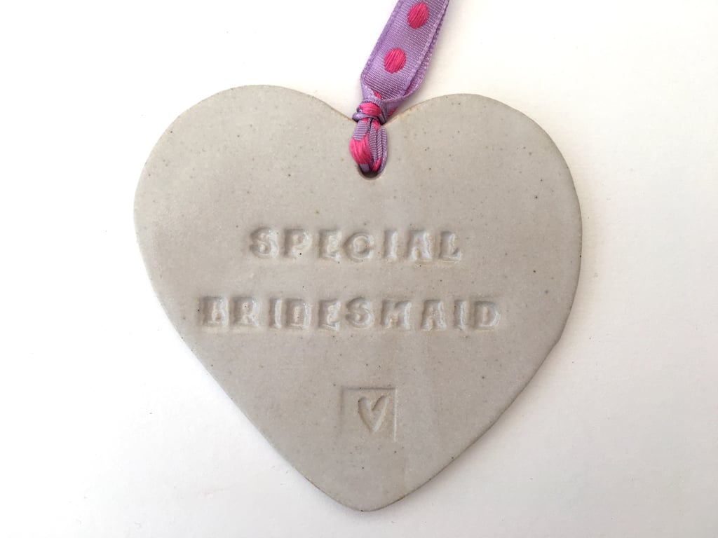 Hand made Loveheart hanger, ceramic lovehearts, gift idea, home decor, pottery