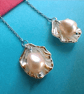 Stunning Long FRESHWATER PEARL Earrings