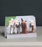 Four Terriers Greeting Card - Image 1