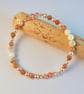 Glass Pearl, Agate, Crystal & Shell Bracelet, Bridesmaid, Birthday Gifts For Her
