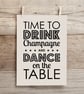 Time To Drink Champagne Print - Image 2