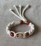 Handmade Macramé Necklace and Bracelet Set - Boho Natural Jewellery. - Image 5