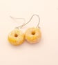 Donut Earrings handmade miniature food jewellery cute gift for her  - Image 3