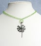 Dandelion Pendant Necklace in a Choice of Bead Colours, Nature Jewellery - Image 5