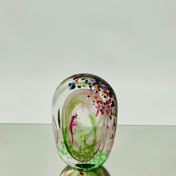 Ruby Moss Green Rock Weight