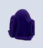 Dark Purple Ghost Ornament - Spooky Halloween Decoration - Image 5