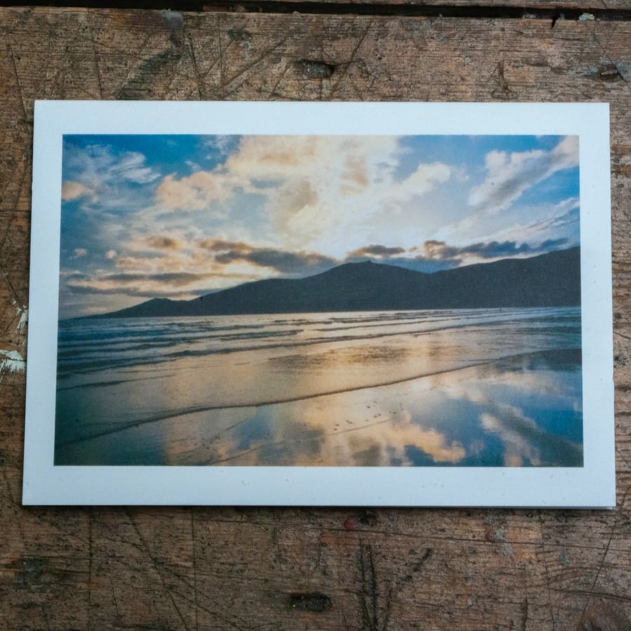 Inch Strand, Co. Kerry, Ireland A6 Greetings Card Seascape Photo