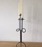 Three Prong Metal Candle Holder or Candelabra - Image 4