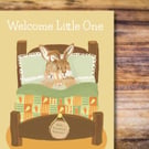 New baby  congratulations card little one