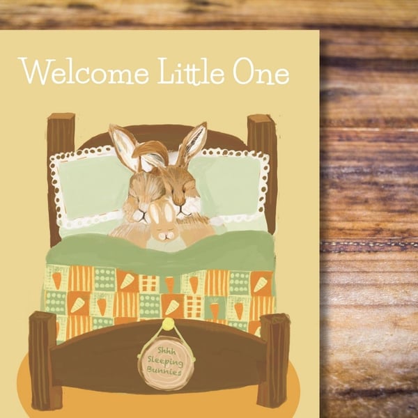 New baby  congratulations card little one
