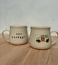 Handmade ceramic mug "bus wankers"
