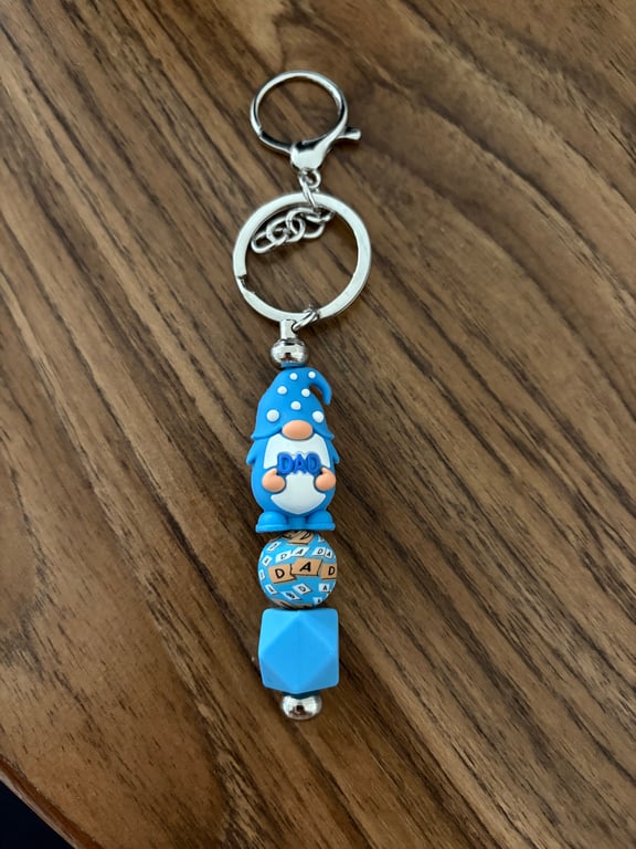 Father’s Day beaded keyring 