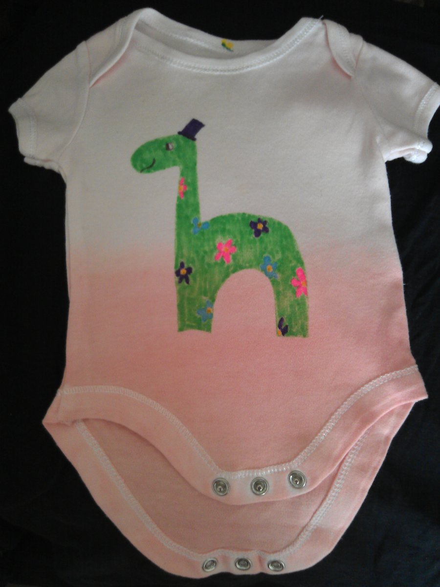 Flower dinosaur vest