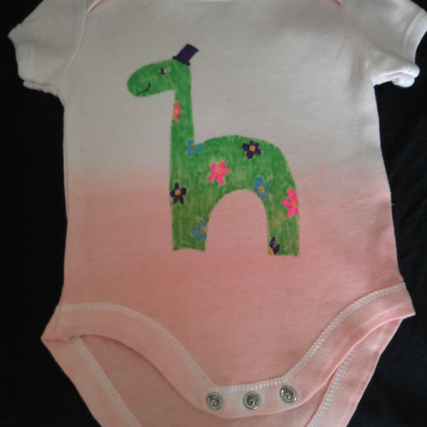 Flower dinosaur vest