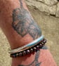 Solid Silver Men's Cuff Bracelet, Handmade, Hallmarked - Image 4
