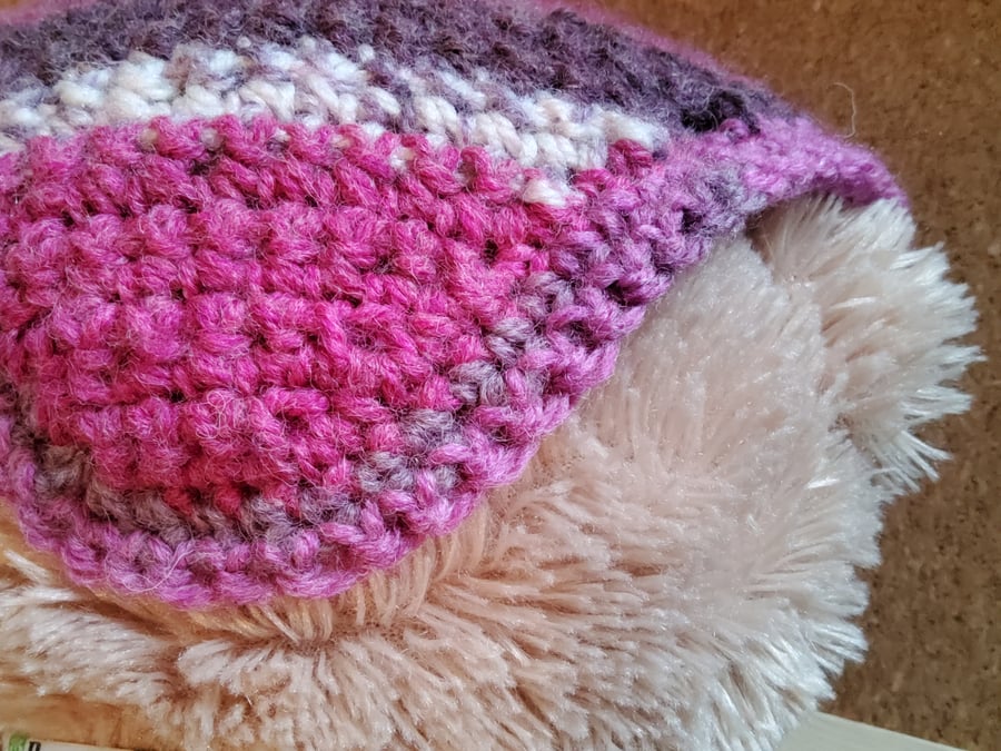 Crochet bandana designed by a bandana wearer