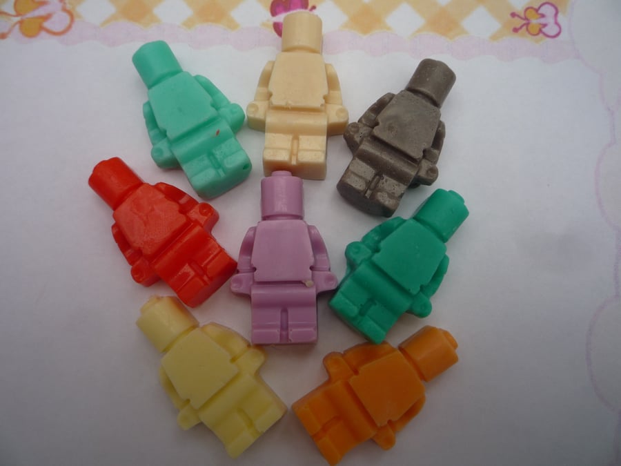 lego men novelty soaps x 10