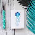 JELLYFISH MINI CARD pack, Thank you cards, 10 Pack