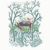 Donkey And Bird No.2 A4 poster-print