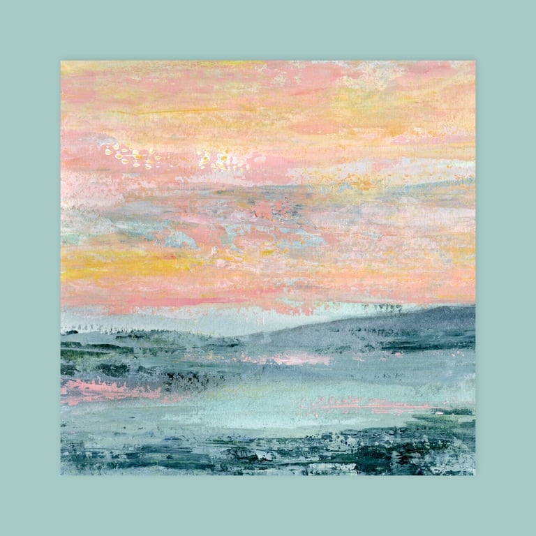 ‘See the Glimmers’ Seascape Print