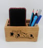 Handmade Solid Oak Desk Tidy - Formula 1 Car - Image 4