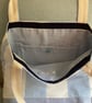 Large Blue and white striped tote bag. - Image 3
