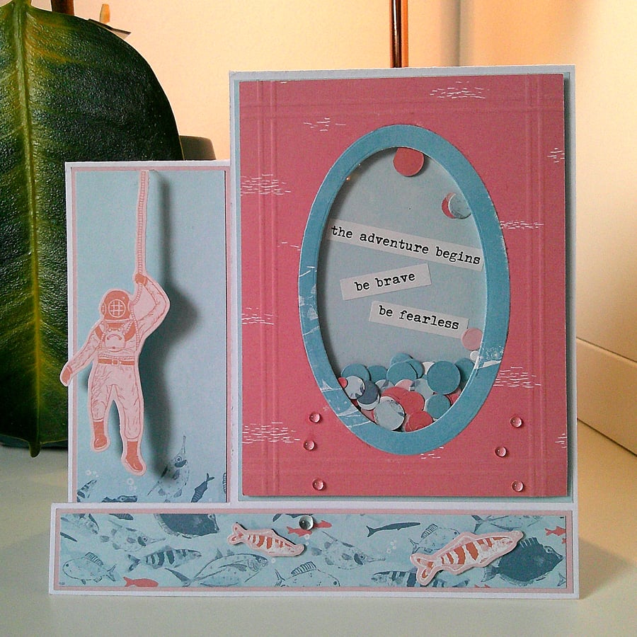 New Job, Leaving, Retirement, Gap Year or Emigration - Any Occasion Shaker Card