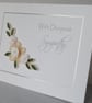 Quilled deep sympathy card, paper quilling, handmade - Image 4