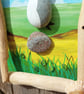 Pebble Puffin Driftwood Wall Art - Handmade Coastal Bird Art - One-of-a-Kind - Image 8