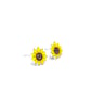 Sunflower Stud Earrings - Handmade - Image 3