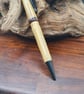 Olive wood Pen with resin center ring